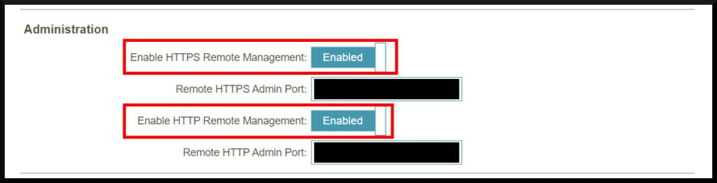 Step8 Enable HTTPS Remote Management, and HTTP Remote Management